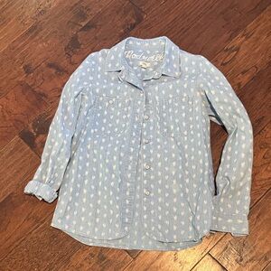 Madewell Light Blue Button Down Shirt